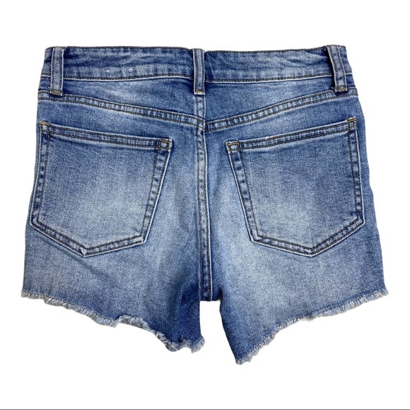 Just USA Authentic Jean Shorts Distressed Size XS - Picture 7 of 8